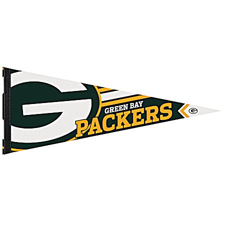 Green Bay Packers Logo Premium Pennant