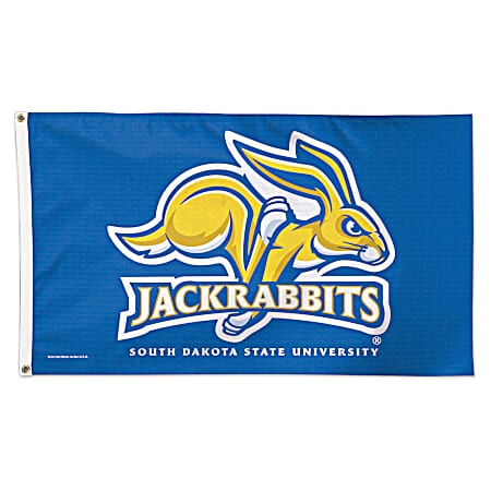 3 ft x 5 ft SDSU Jackrabbits Logo Deluxe Flag