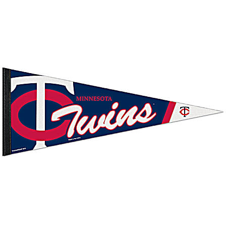 12 in x 30 in Minnesota Twins Premium Quality Pennant