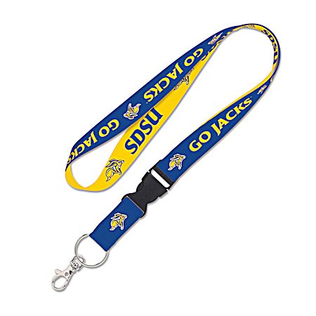 SDSU Jackrabbits Blue Lanyard w/ Detachable Buckle