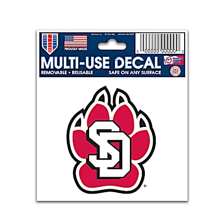 South Dakota Coyotes Multi-Use Reusable Decal