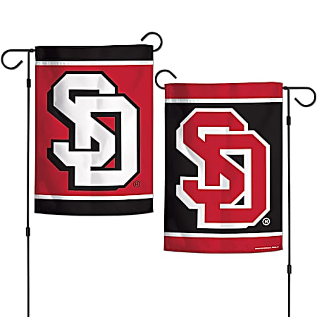 18 in x 12.5 in South Dakota Coyotes 2-Sided Garden Flag