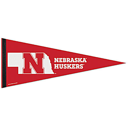 Nebraska Huskers Premium Quality Pennant