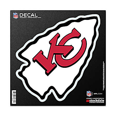 6 in x 6 in Kansas City Chiefs Vinyl Decal