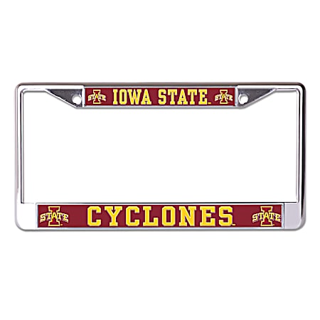 Iowa State Cyclones Metal Mega License Plate Frame
