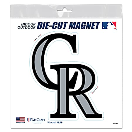 6 in x 6 in Colorado Rockies Die-Cut Magnet