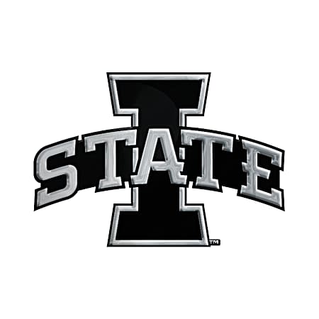 Iowa State Cyclones Logo Chrome Auto Emblem