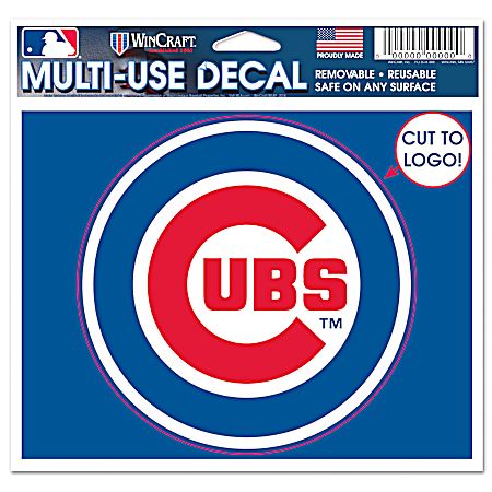 Chicago Cubs Multi-Use Reusable Decal