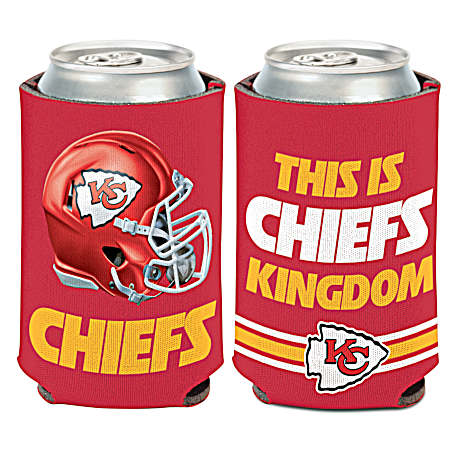 Kansas City Chiefs Slogan Neoprene Can Cooler