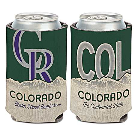 Colorado Rockies License Plate Neoprene Can Cooler