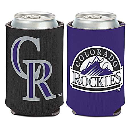 Colorado Rockies Logo Neoprene Can Cooler
