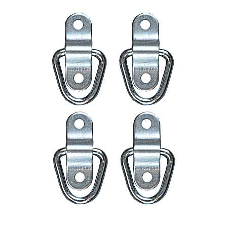 Light-Duty Bolt-On D-Ring - 4 Pk
