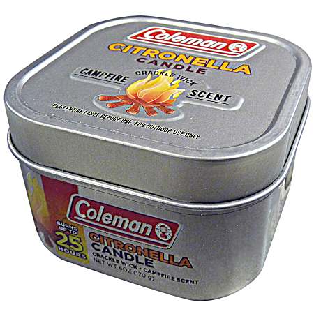 Campfire Scent Citronella Tin Candle