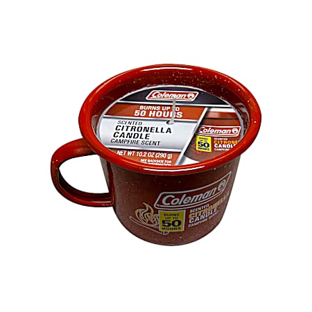 14 oz Citronella 50 hr Retro Logger Mug - Campfire Scented