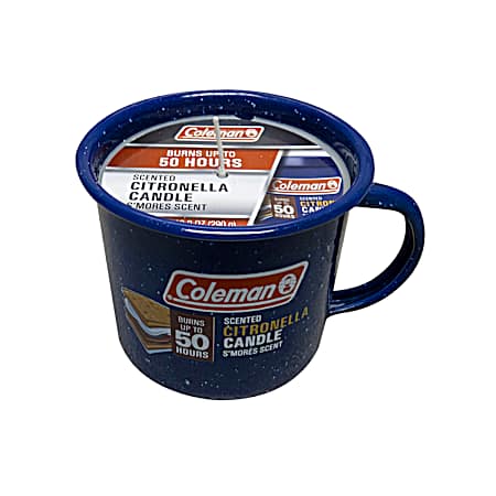 14 oz Citronella 50 hr Retro Logger Mug - S'mores Scented
