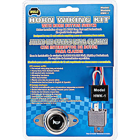 Air Horn Wiring Kit w/ Horn Button Switch