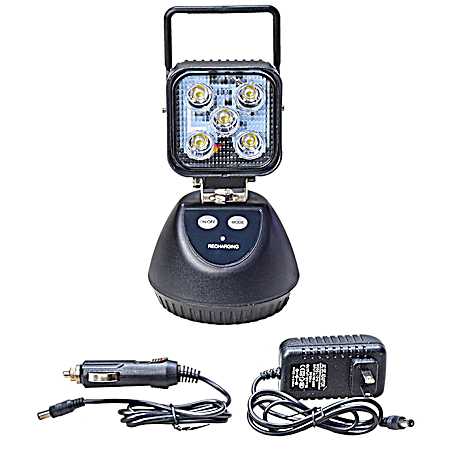 SEE-MORE Clear Lens Rechargeable Warning & Work Light