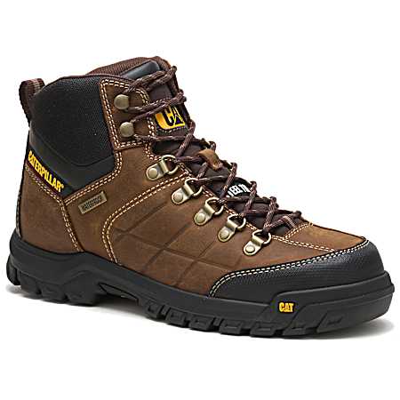 Men's Real Brown Threshold 6 in. Safety Toe Work Boots