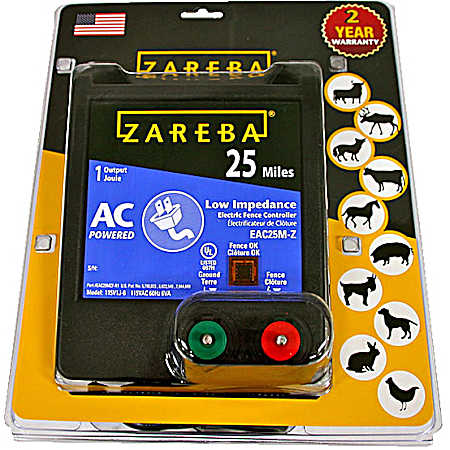 25 mi AC Electric Fence Charger