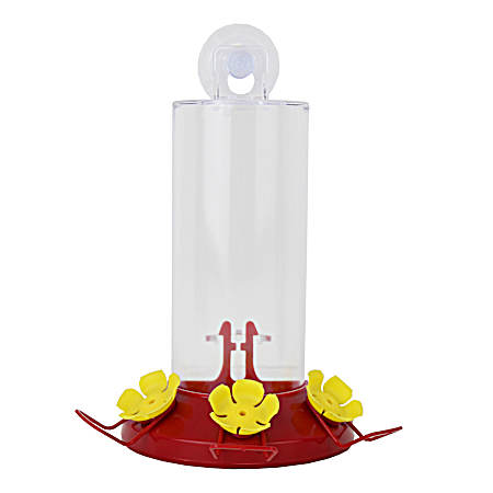 8 oz Plastic Window-Mount Hummingbird Feeder