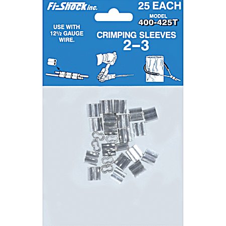 High Tensile Wire 2-3 Gritted Crimping Sleeves