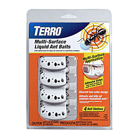 Liquid Discreet Multi-Surface Ant Bait Stations - 4 Pk