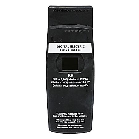 Black Digital Electric Fence Tester