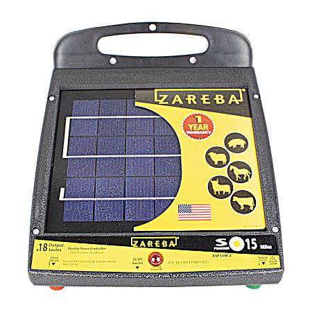 15-Mile Solar Low Impedance Fence Charger