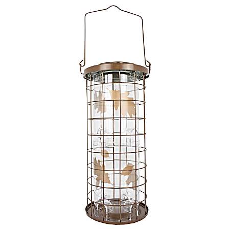 Brass Squirrel Stumper Bird Feeder