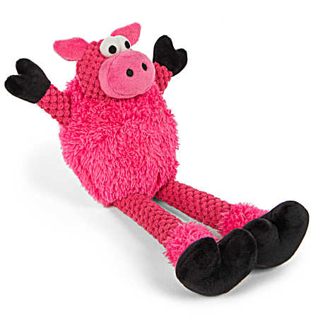 Checkers Medium Skinny Pig Dog Toy