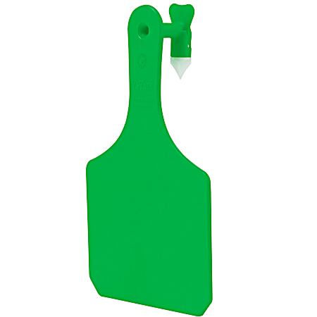 Green Blank Y-Tag Cow Ear Tags - 25 Pk