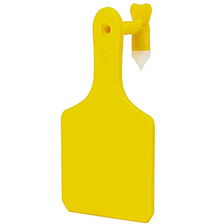 Yellow Blank Y-Tag Calf Ear Tags - 25 Pk