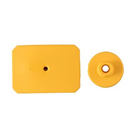 Yellow Swine Star Blank Ear Tags - 25 Pk