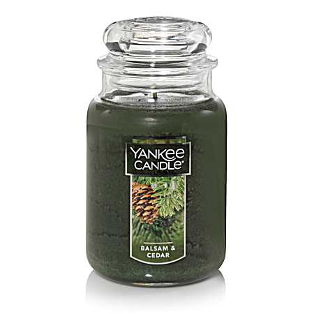 22 oz Balsam & Cedar Classic 1-Wick Jar Candle