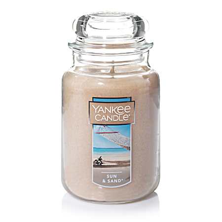 22 oz Sun & Sand Classic 1-Wick Jar Candle