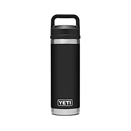 Rambler 18 oz Black Bottle w/Chug Cap