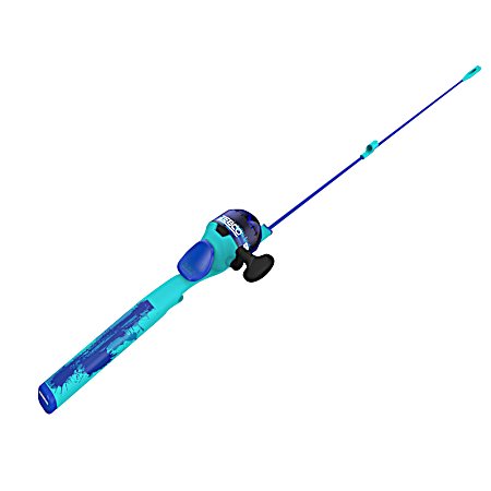 Youth Blue Splash Floating Spincast Combo