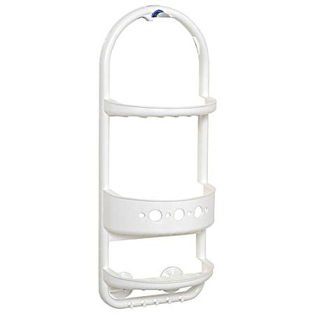 Over-The-Shower Caddy - Frosted Plastic