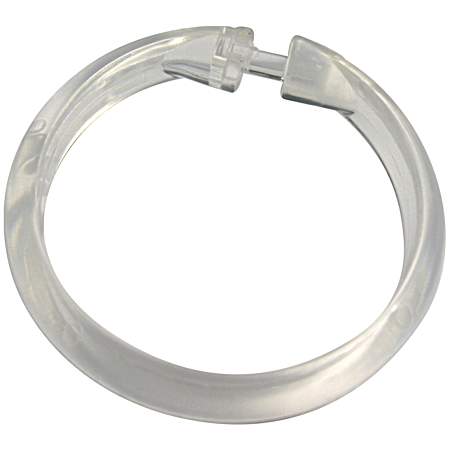 Clear Plastic Shower Rings - 12 Pk.