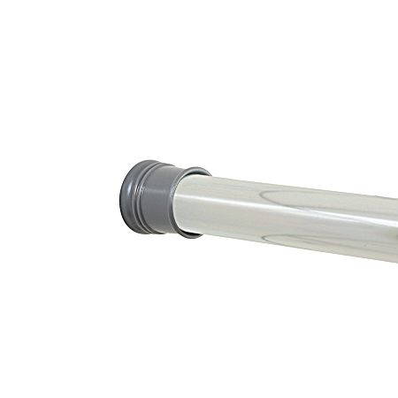 Zenna Home 86 in Chrome NeverRust Tension Rod