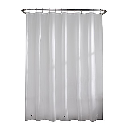 72 in. x 70 in Frosty Medium Weight PEVA Shower Liner