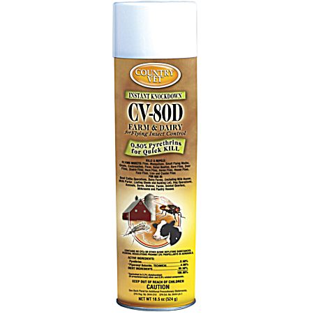 CV-80D 18.5 oz Farm & Dairy Fly Spray