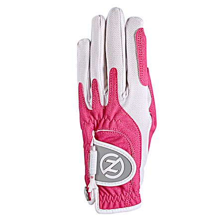 Ladies' Pink Universal Fit Golf Glove