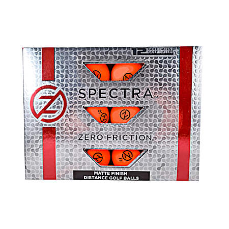 Spectra Orange Golf Balls - 12 Pk