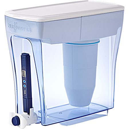 Ready-Pour 20 cup Blue & White Premium 5-stage Filtration Water Dispenser