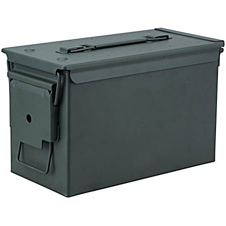 .50 Cal OD Green Steel Ammo Can
