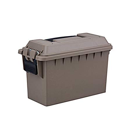 .30 Cal Dark Earth Plastic Ammo Box
