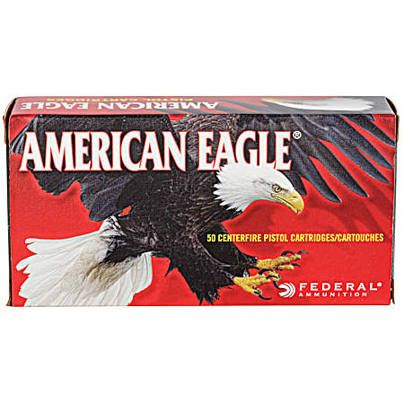 10mm American Eagle 180 Grain Centerfire Handgun Cartridges - 50 Rounds