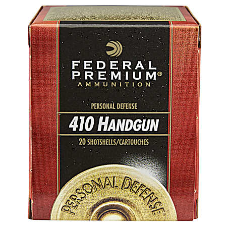 .410 Gauge Personal Defense 3'' 000 Buckshot Handgun Shotshells - 20 Rounds