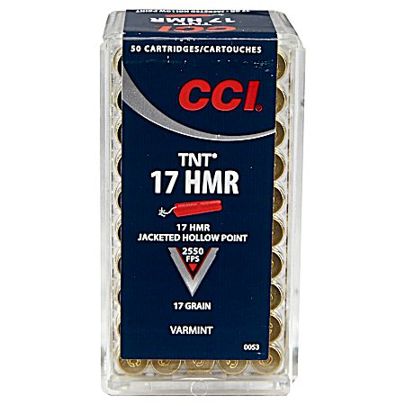 .17 HMR TNT Explosive 17 Grain Varmint Cartridges - 50 Rounds